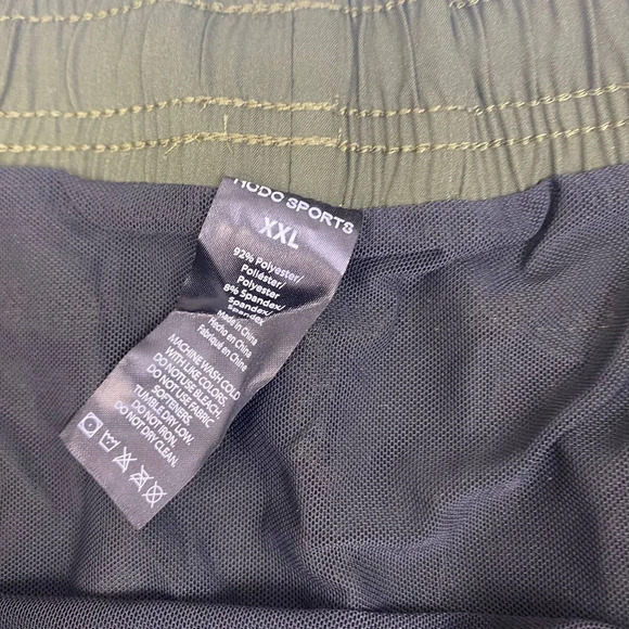 NEW HODO SPORTS Mens Hunter Green Drawstring Swim Trunks Board Shorts XXL - Picture 4 of 8